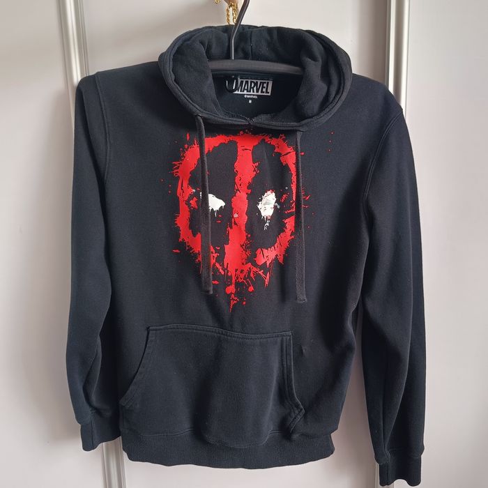 Bluza czarna  Deadpool  męska Marvel /chłopieca M bawełna