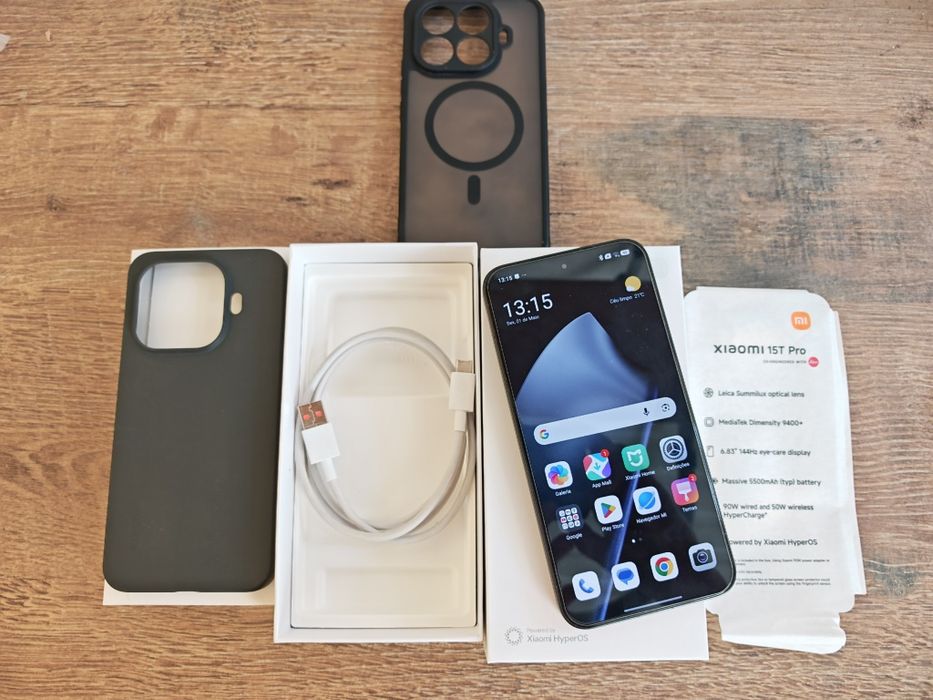 Xiaomi 15T Pro 5G 6.83" 12GB/512GB Dual Sim Preto  Seminovo Aceito Retomas