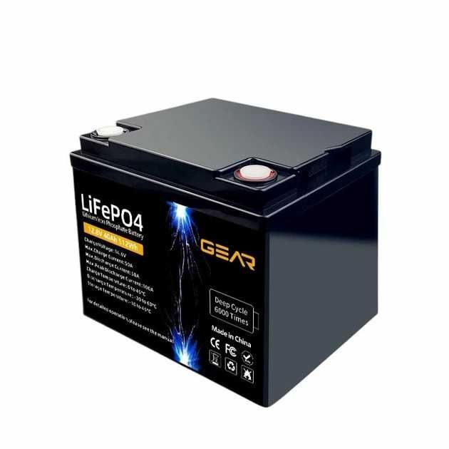 Акумуляторна батарея GEAR LiFePo4 12.8V-40 Ah (512 Вт/ч)