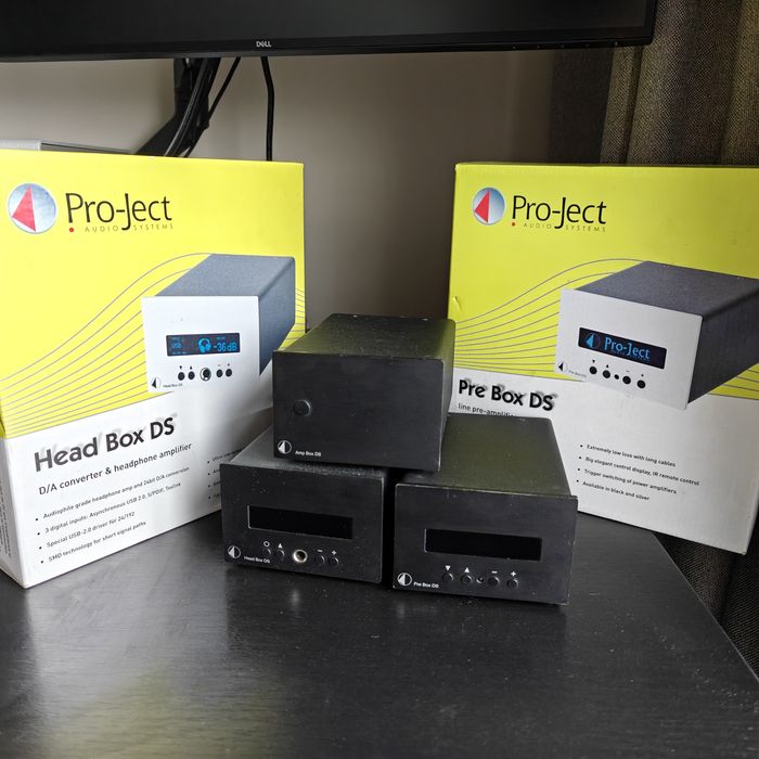 Pro-Ject Head Box DS + Pre Box DS + Amp Box DS