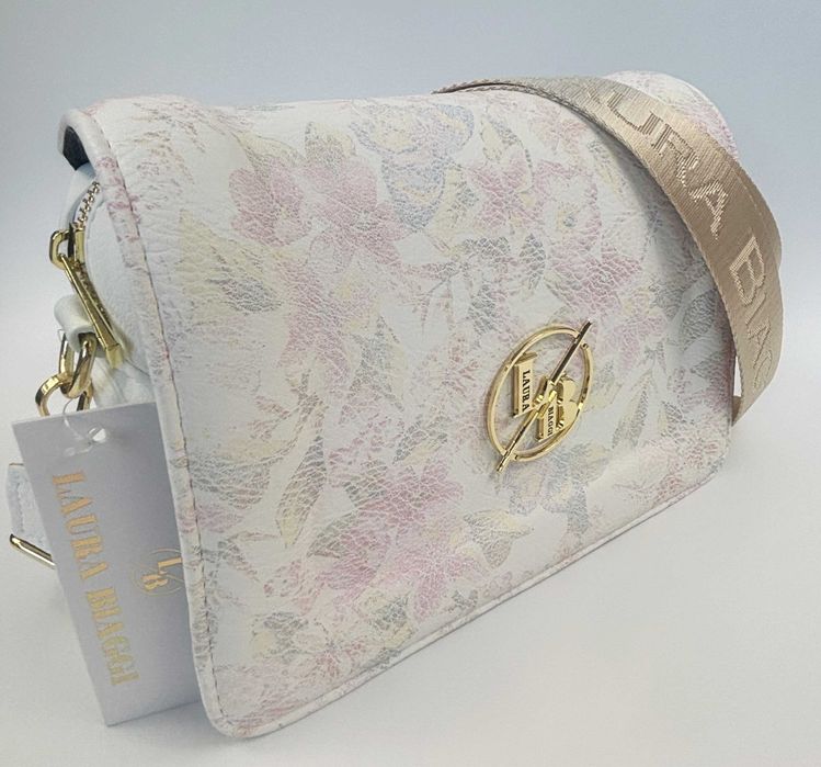 TOREBKA, Laura Biaggi,  listonoszka, biała