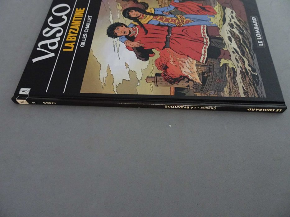 Livro BD Banda Desenhada em francês - Vasco - La Byzantine (capa dura) -  Gilles Chaillet  - Le Lombard