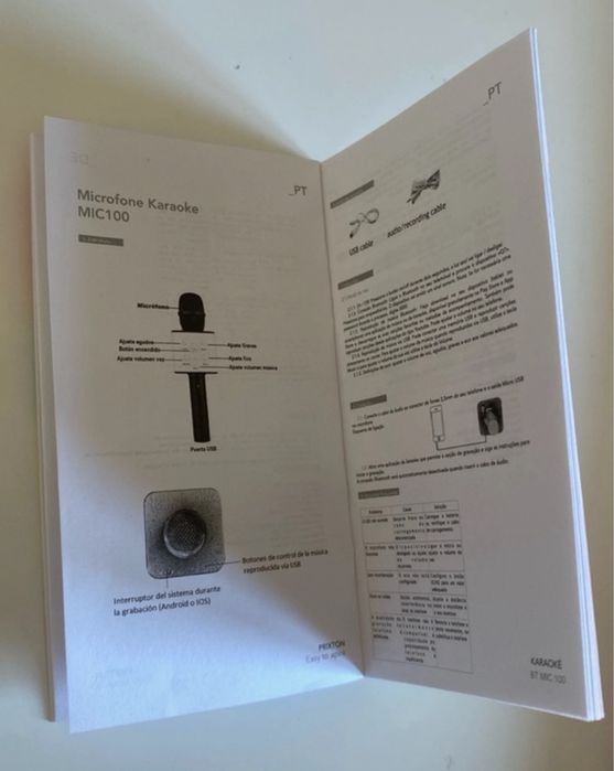 Microfone Karaoke MIC 100 | Karaoke Microphone