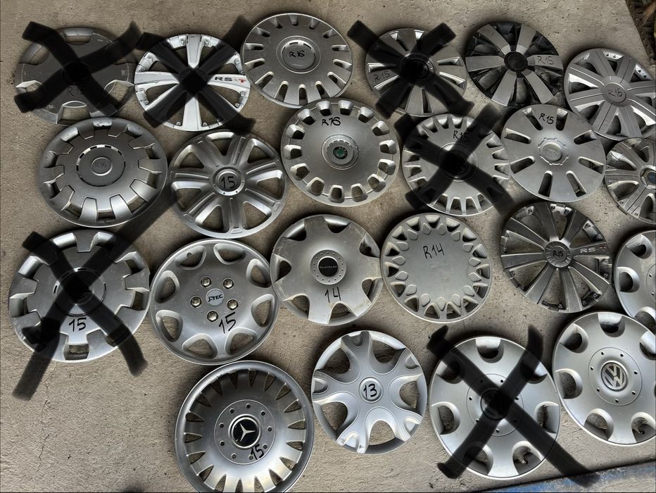 Автомобільні ковпаки на диски - поштучно!