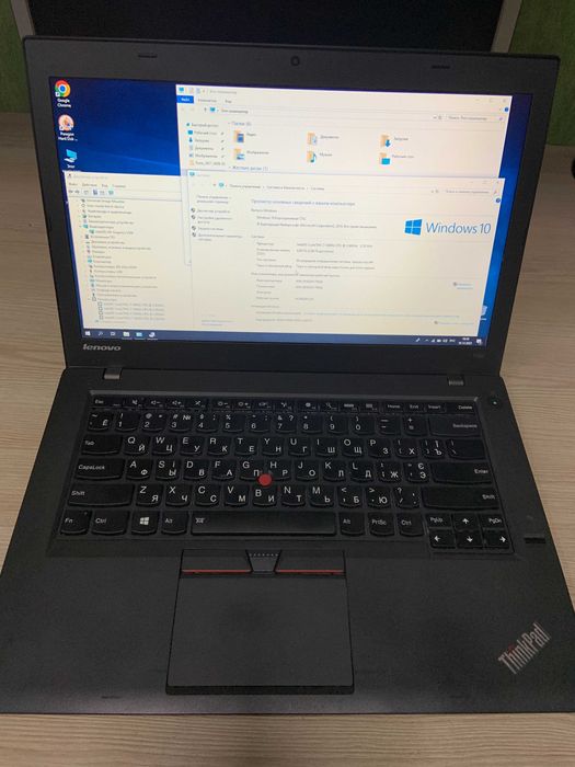 Lenovo ThinkPad T450 14 HD+/i7-5600U/4gb/128SSD 2 АКУМА!!