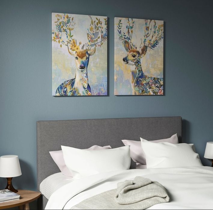 Duas telas decorativas 50×70