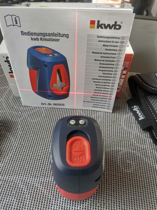 Laser krzyżowy samopoziomujący KWB