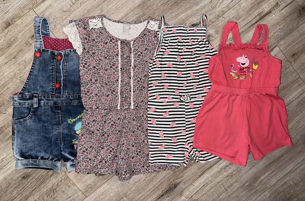 Ромпер джинсовий комбінезон пісочник tu primark peppa pig 2-3 роки