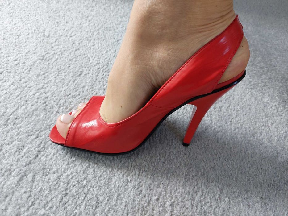 Buty szpilki NOWE czerwone