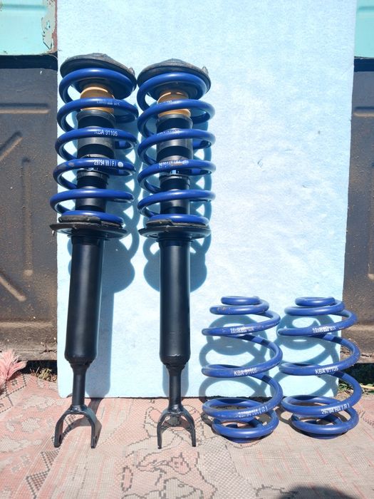 Пружини спорт H&R та стойки Monroe взборі Passat B5, B5+, Audi A4 B5