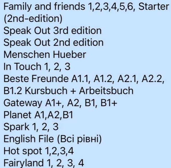 Family and friends 1,2,3,4,5,6, Starter (2nd-edition)