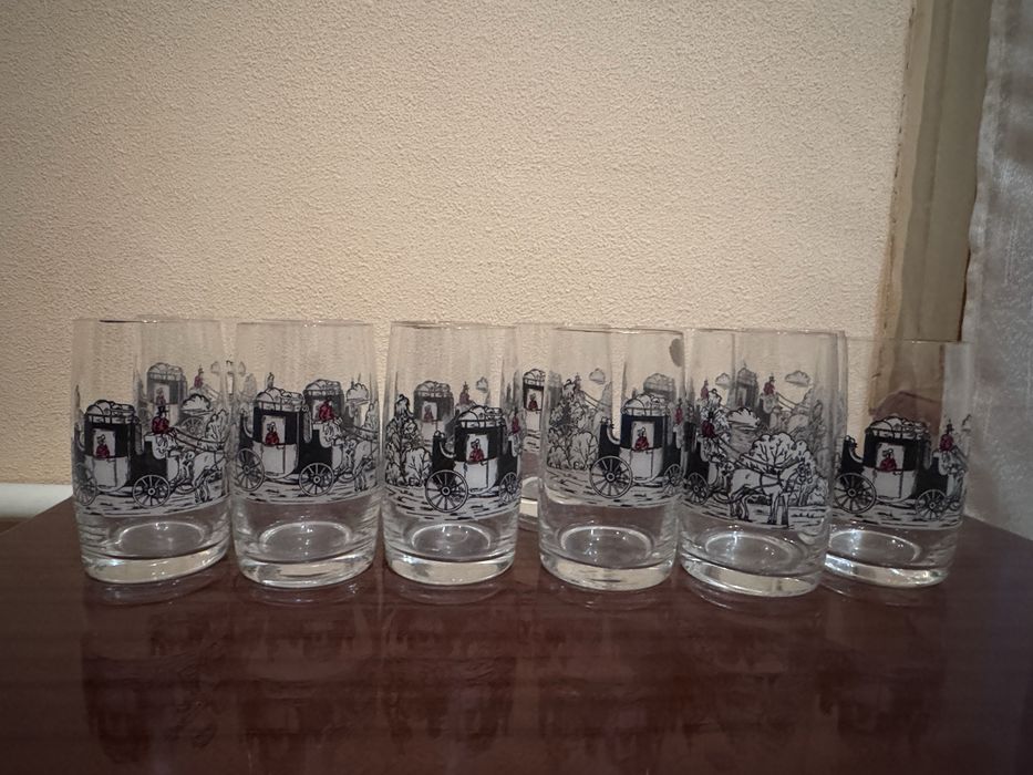 Хрусталиные бокалы. Чехословакия.