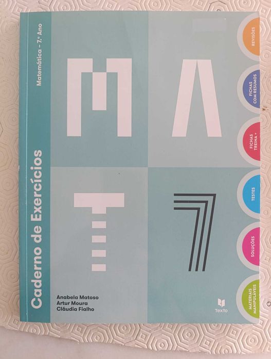 Cadernos de  fichas - manuais 7º ano