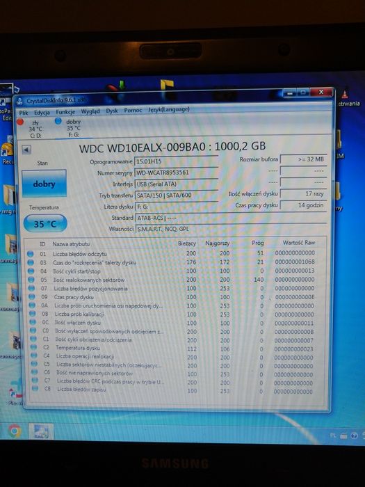 Dysk twardy do pc WD10EALX 1000gb