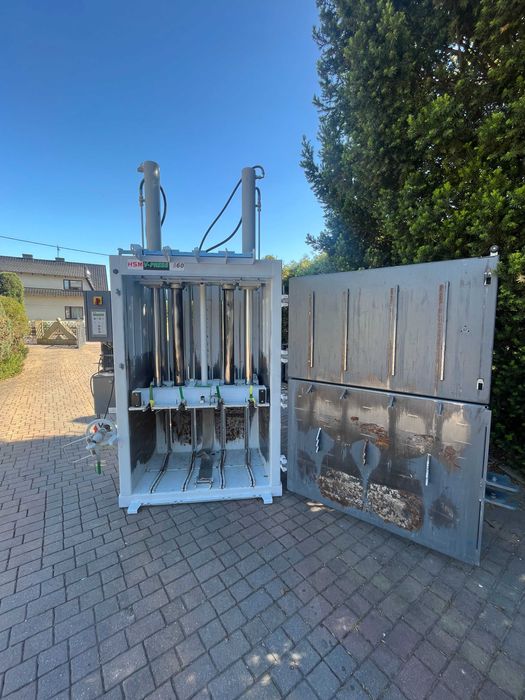 Belownica prasa do makulatury folii odzieży kartonu HSM V-press860eco