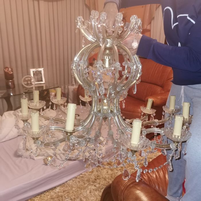 Candeeiro em cristal