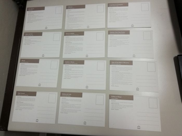 Postais o Sabor e aroma de Macau