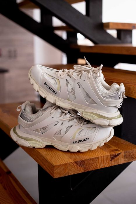 Женские кроссовки Balenciaga Track "White" Premium. Размеры 36-40