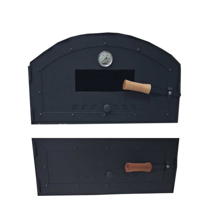 DUO XXL piec chlebowy do pizzy niebezpośrednio dopalany płytki granit