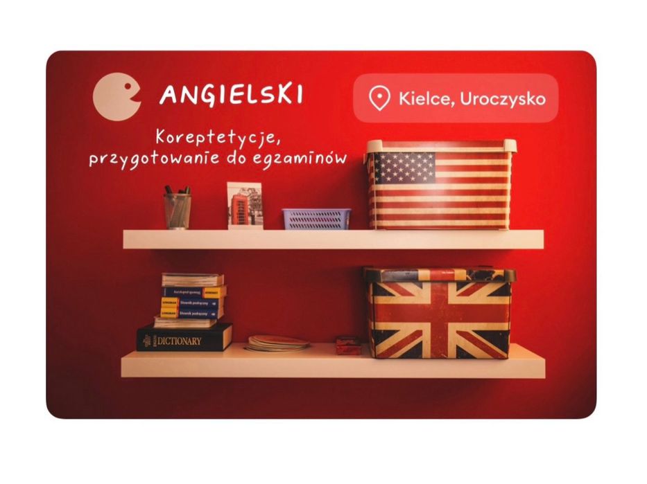 Kielce, Uroczysko ANGIELSKI korepetycje + przygotowanie do egzaminów.