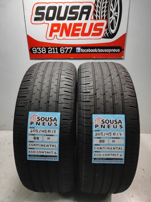 2 pneus semi novos Pirelli 205/45R17 88H - Oferta da entrega
