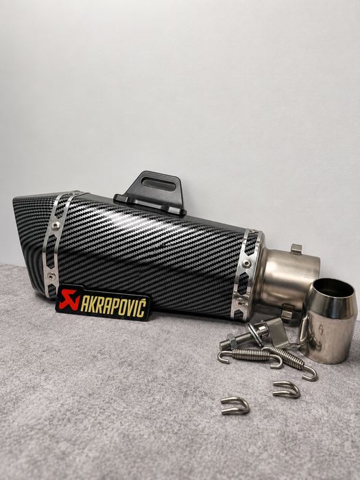 Прямоток Akrapovic 35см | Вихлоп на мотоцикл та автомобіль та sc project