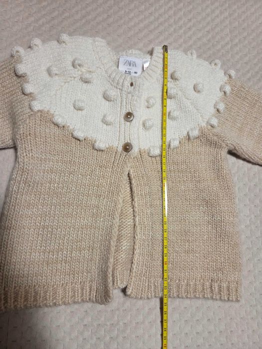 Sweter Zara 9-12m (80 cm) dziewczęcy.