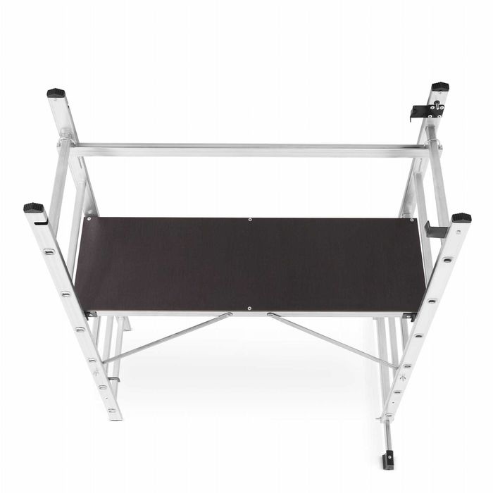 RUSZTOWANIE aluminiowe 2x6 do pracy na SCHODACH - wielofunkcyjne 3w1