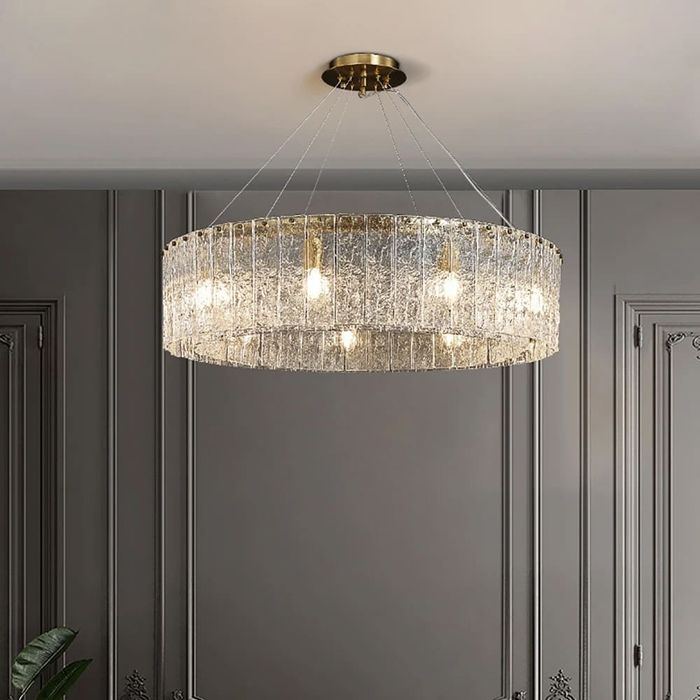 Підвісна люстра кришталева люстра