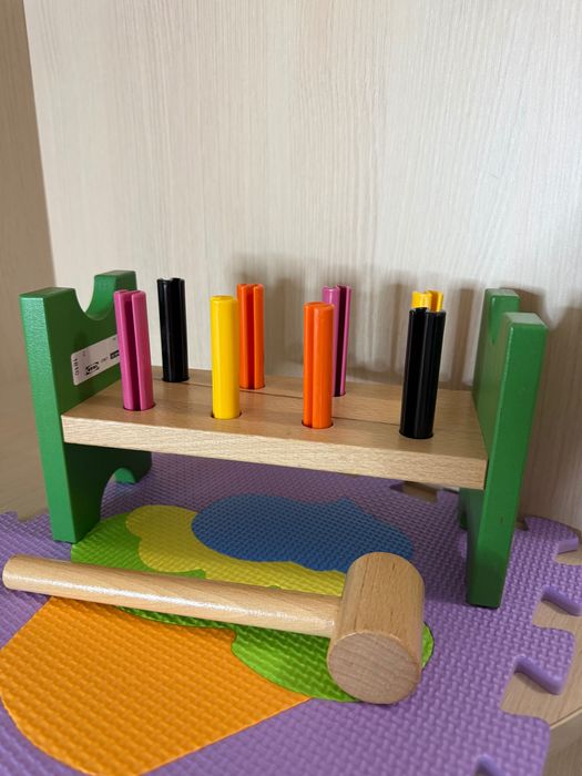 Молоточек с колышками ikea mula забивать колышки