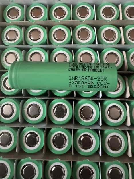 Акумулятор samsung INR18650-25R 2500mAh 20А