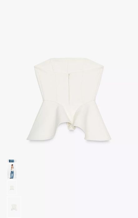 Корсет zara топ бандо