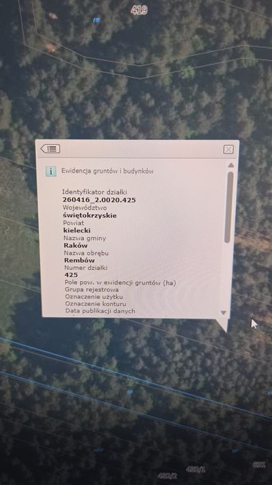Działka leśna 0.93HA