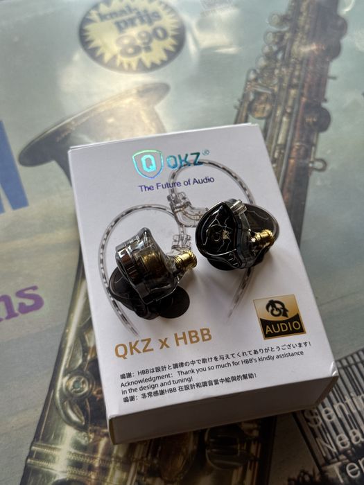Внутрішньоканальні iem навушники QKZ x HBB 1DD