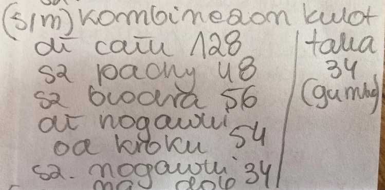 Kombinezon kuloty oszukana sukienka s m l 36 38 40 wzory lato