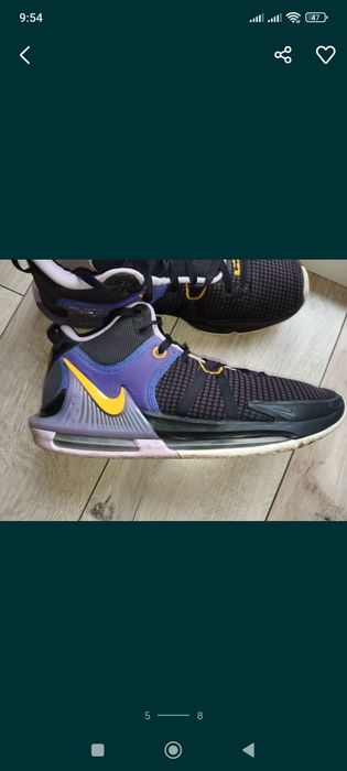 Nike LeBron Witness 7 Lakers 46 buty do koszykówki
