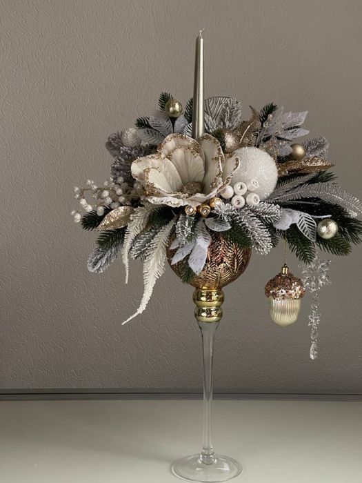 Новогодний подсвечник