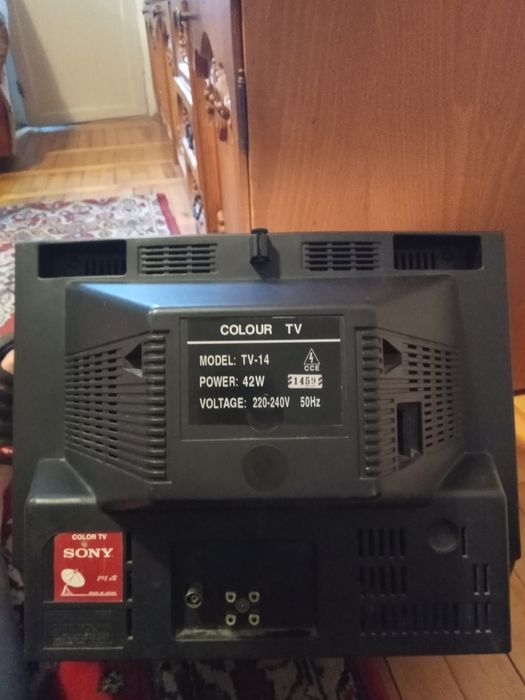 Телевизор маленький.