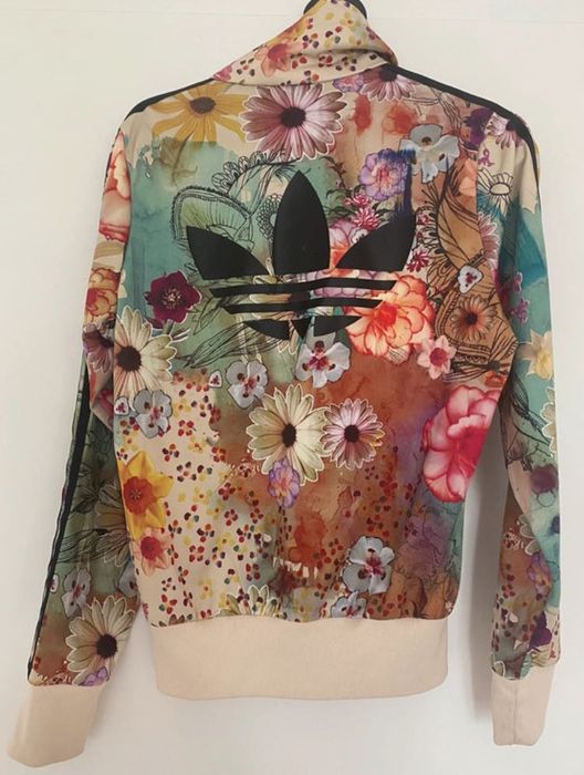 Adidas bluza z zamkiem w kwiaty ogród botaniczny NOWA  AJ8151