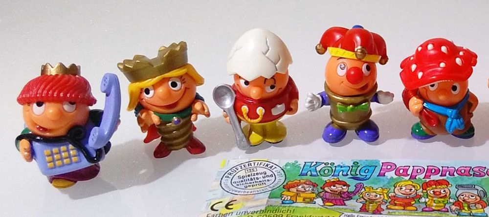 Kinder Surprise ~ Complete Series of 9 Pieces ~ "PAPER NOSE" ~ 199964738115993987121