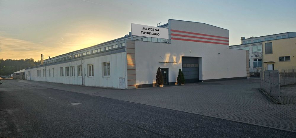 Hala produkcyjno-magazynowa 2500 m² z zapleczem biurowo-socjalnym – Szubin