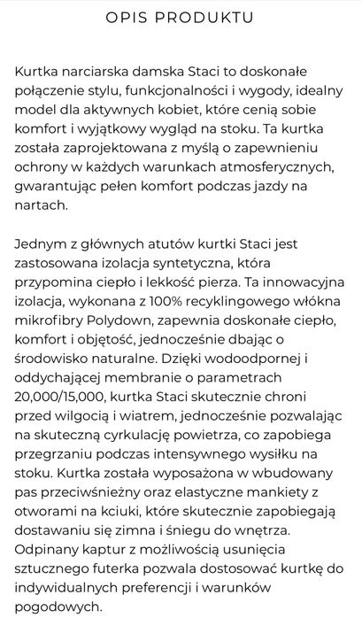 Rossignol kurtka narciarska Staci JKT różowy