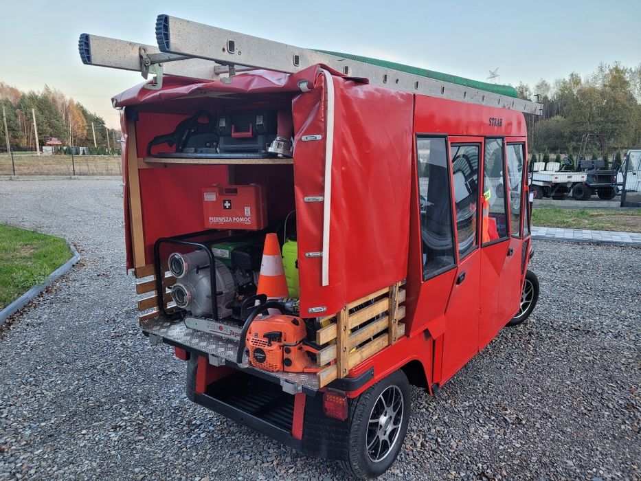 Melex wózek elektryczny Straż OSP PSP MDP pojazd specjalny 48v