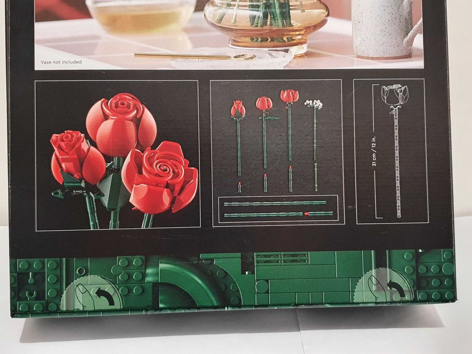 Kwiaty bukiet róz klocki LEGO ICONS 10328 bouquet of roses nowe