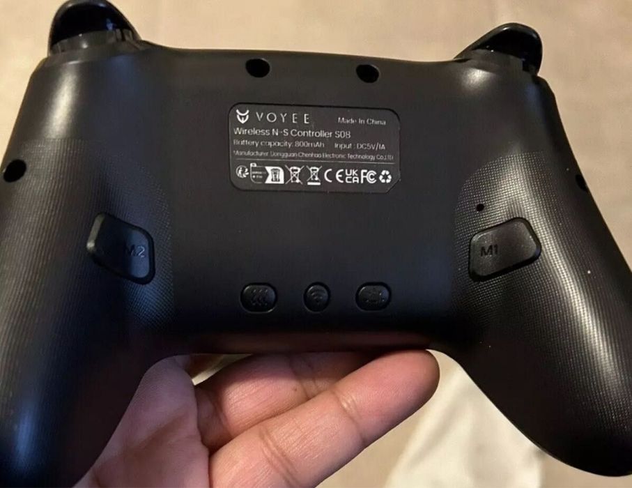Геймпад VOYEE S08 Wireless – RGB подсветка, программируемые кнопки (Nintendo Switch 1/2/PRO/IOS/PC/Android)Gamepad gaming Джойстик