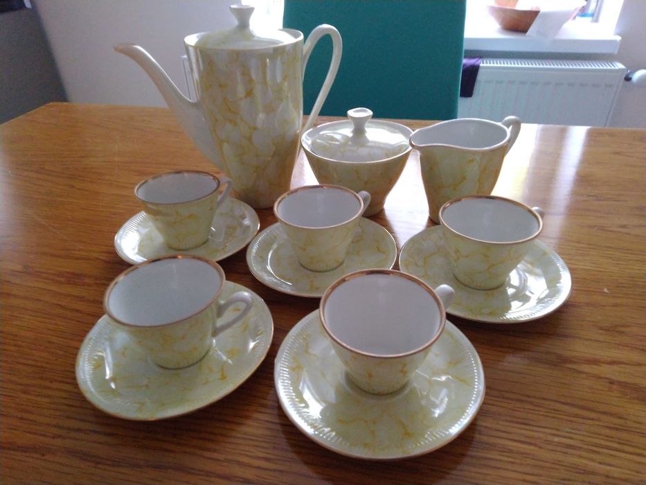 Serwis porcelanowy Włocławek lata 70-te XX wieku.