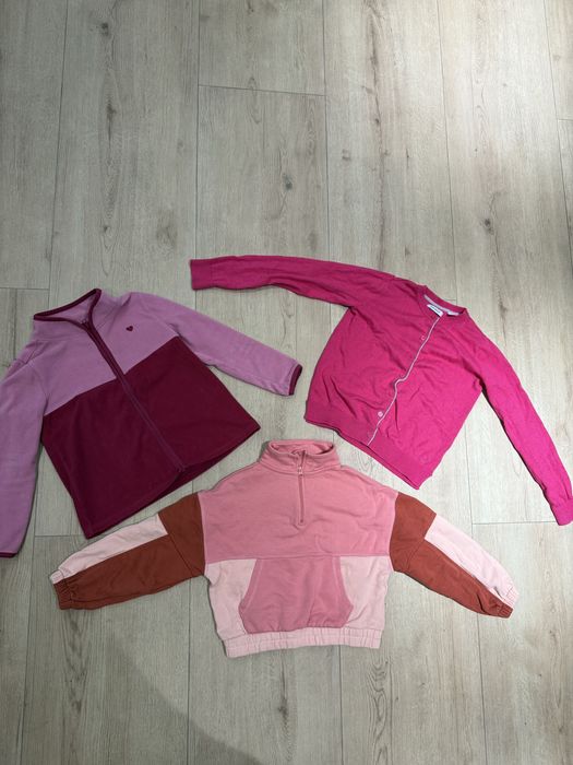 Пакет речей куртка фліска костюм Gap светр кофта Zara світшот шапка HM 110