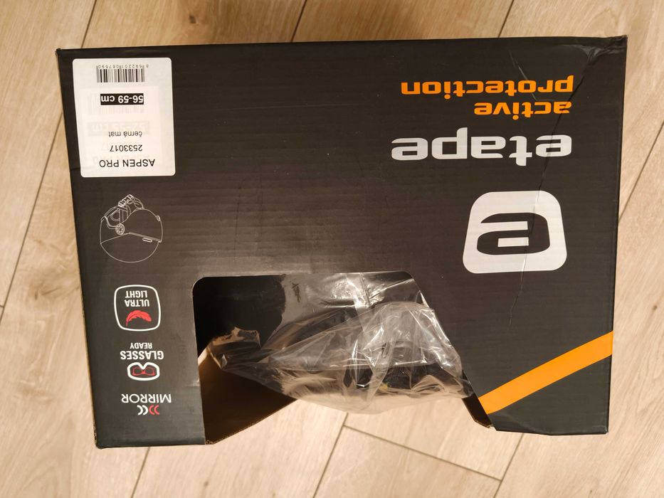 Kask Narciarski z Szybą Etape ASPEN PRO | NOWY | S2 Mirror | 56-59cm