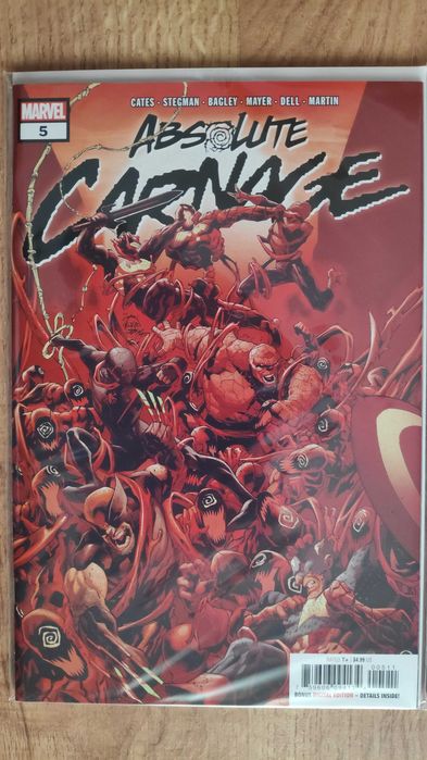 Absolute Carnage - Donny Cates (2019) - Série completa - 6 revistas