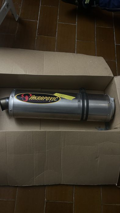 Linha de escape akrapovic para 600cc